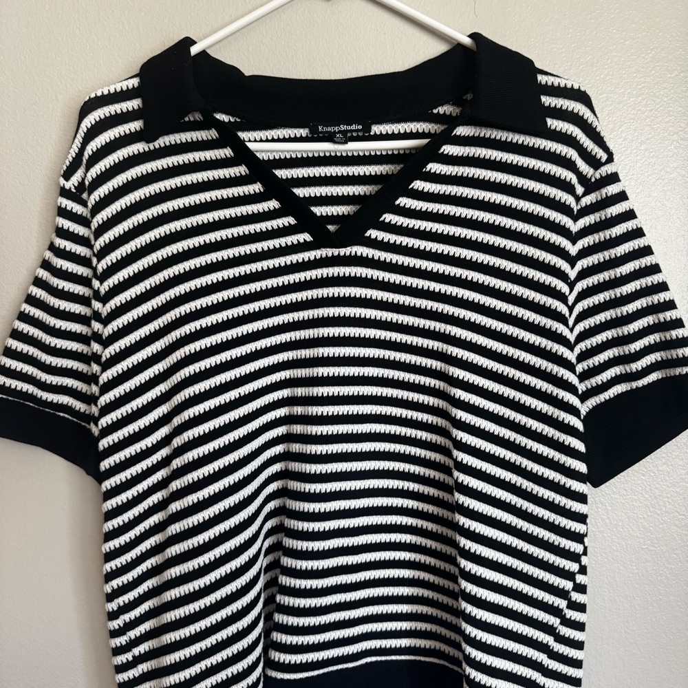 Vintage Striped Polo Shirt